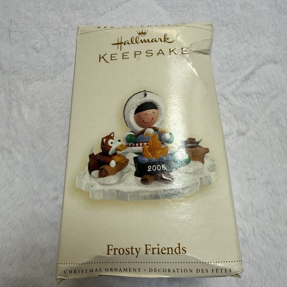 Hallmark Frosty Friends Keepsake Christmas Ornament 2006 27th in Series Campfire